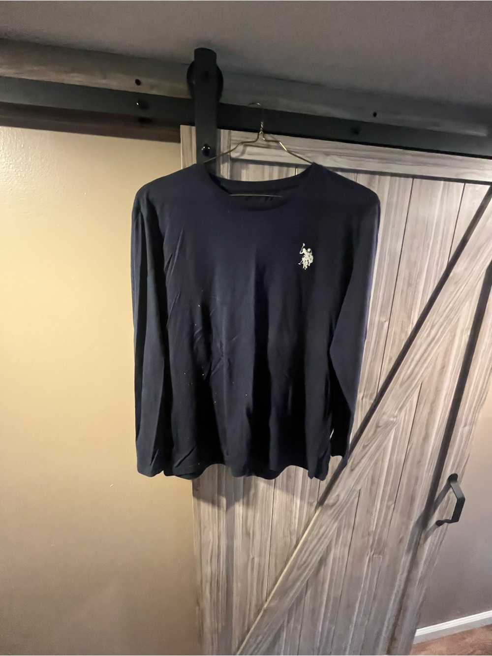 Polo Men's Long-Sleeve Sleep Shirt